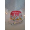 Waxinelichthouder 7 cm rood